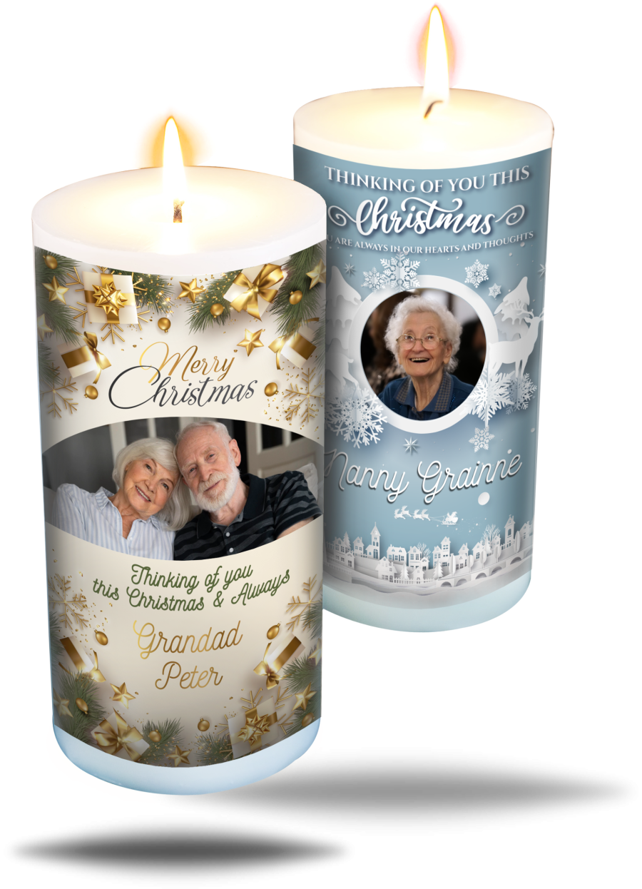 In Memoriam Christmas Candle